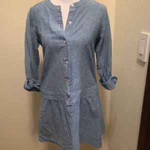 Joie Amiri Button Down Chambray Dress Size XS